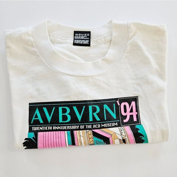 Vintage Auburn Cord Duesenberg Car Museum 1994 Festival Graphic Tee T-Shirt XL - Picture 3 of 11